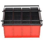 Vidaxl Paper Brick Maker, Steel 14.9''X12.2''X7.1'', Black And Red. Fixed Price $131.99.