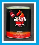 Stove Bright 1200-DEGREE Brush-on Paint, 16 Fluid Oz Black #62M290 Satin. Fixed Price $25.99.