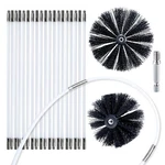 Hoklnuse Dryer Vent Cleaner Kit Chimney Sweep Cleaning Tools Pellet Stove Cle.... Fixed Price $50.73.