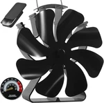 Voda Wood Stove Heat Powered Fireplace Fans Non Electric, Activated The. Fixed Price $31.95.
