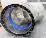 Duravent Fasnseal W2-4504 Degree Double Wall Elbow Stainless Steel A1FL. Fixed Price $94.99.
