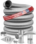 Forever Vent 6 Diameter Flex-all Single Ply Stainless Stl Chimney Liner Kits. Fixed Price $685.95.
