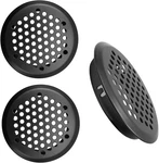 Antrader Black Louver Vents Stainless Steel Round Mesh Hole Air 53MM/2INCH. Fixed Price $9.37.