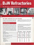 Mro Brochure - Babcock & Wilcox Furnace Refractory Fire Brick C1952 (MR147). Fixed Price $12.43.