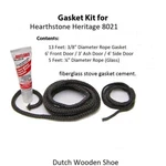 Hearthstone Heritage Wood Stove 8021 Gasket 90-58210 Replacement Kit. Fixed Price $42.95.