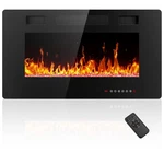 Electactic Electric Fireplace 30 Inch, Recessed And Wall Mounted Fir.... Fixed Price $191.17.