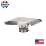 Hy-c LC4 Round Stainless Steel Clamp On Single Flue Liner Chimney Cap. Fixed Price $77.88.