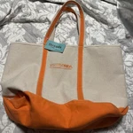 Threads Canvas Visit Florida Tote Bag Orange Trim Nwt. Fixed Price $30.00.