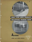 Mro Brochure - Acorn Wire Mesh Fence Folding Gate C1952 (MR157). Fixed Price $13.14.