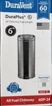 Duravent 6DP-24 Duraplus 24" Triple Wall Chimney Stove Pipe Length Fuel 6". Fixed Price $94.53.
