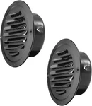 2 Pcs 4 Inch Stainless Steel Air Vents Round Black Soffit Cover. Fixed Price $32.00.