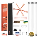 Vevor Sweep Kit, 23 Ft Maximum Extendable Length Brush,. Fixed Price $80.88.