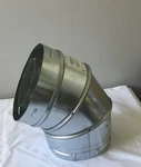 Duravent 46DVA-E60 Elbow Steel Twin Wall 6" Silver Chimney Stove Pipe. Fixed Price $70.00.