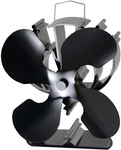 Voda 4-BLADE Heat Powered Stove Fan For Wood/log Burner/fireplace Increases 80%. Fixed Price $50.99.