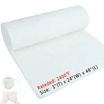 48"X24"X1" (thick) Ceramic Fiber Blanket Fireproof Insulation Baffle, 2400. Fixed Price $61.31.