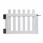 Wambam Fence Picket Gate White Vinyl Stainless Steel Hardware No Digging. Fixed Price $241.05.