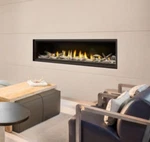 Napoleon 74" Vector Single Sided Direct Vent Linear Fireplace, - LV74N. Fixed Price $10340.10.