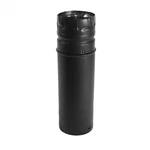 Pelletvent For Multi-fuel 3IN. Diameter X 12IN. Adjustable Pipe Length, Black. Fixed Price $71.60.