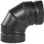 Selkirk DSP8E9-1 Stove Pipe Elbow, 90 Deg Angle, In, Aluminized Steel, Black. Fixed Price $155.47.