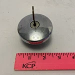 Locking Chrome Gas Cap Cover With Key - Unbranded Made England. Fixed Price $24.99.