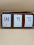 Lawrence Frames Hinged Triple Walnut Wood Picture Frame, Gallery Collection,. Fixed Price $24.98.