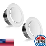 Hg Power 8" Soffit Vent Adjustable Round Ceiling Air Cover White. Fixed Price $54.14.