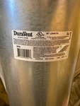 Duravent 8BV36 8" Inner Diameter - Type Round Gas Pipe Double Wall. Fixed Price $59.95.