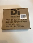 Dagan Pair Of Black Suede Gloves 13 Long. Fixed Price $60.00.