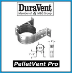 Duravent Pelletvent Pro Pipe 3" Diameter Wall Strap #3PVP-WSA New!. Fixed Price $42.99.