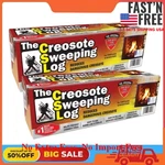 2 Pack Csl - Creosote Sweeping For Fireplace, Woodstoves Maintenance Firelog. Fixed Price $49.43.