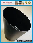 Gray Metals Single Wall- 6" Wood Stove Pipe Oval-to-round Adapter 24 Gauge Black. Fixed Price $39.99.
