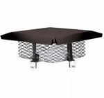 Master Flow Chimney Cap Adjustable Black Steel Fits 8X8 To 13X13. Fixed Price $55.99.