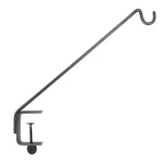 Achla Designs 45 Angled Rail Mount Iron Pole, 24 In. Tall, Black Powder Coat Fi. Fixed Price $38.79.