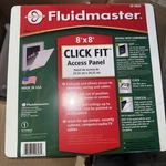 Panel Access Clampon 8X8 Fluidmaster AP-0808 Upc 039961008084. Fixed Price $9.74.
