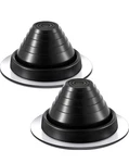 2 Pcs #3 Metal Roof Pipe Flashing Vent Boot For Od 1/4 To 5 Epdm Flexible Roo.... Fixed Price $25.00.