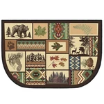 Demissle Cabin Fireplace Hearth Rug Mats Southwestern Firepro.... Fixed Price $61.83.