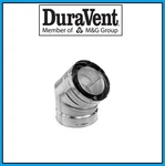 Duravent Directvent Pro 4" X 6-5/8" Galvanized Degree Elbow #46DVA-E45. Fixed Price $67.99.