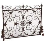 Christopher Knight Home Wilmington Fireplace Screen Gold Flower Black 295450. Fixed Price $125.73.