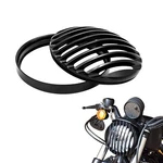 Alpha Rider Black Aluminum Headlight Grill Cover 5 3/4 Inch For Sportster Roa.... Fixed Price $33.43.