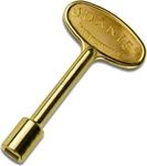 Blue Flame Log Lighter Key - Brass Color New Old Stock 1/4 Socket Approx. 8. Fixed Price $9.64.