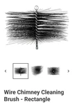 Midwest Hearth Wire Chimney Cleaning Brush (6" X 10" Rectangle) Mad.... Fixed Price $32.99.